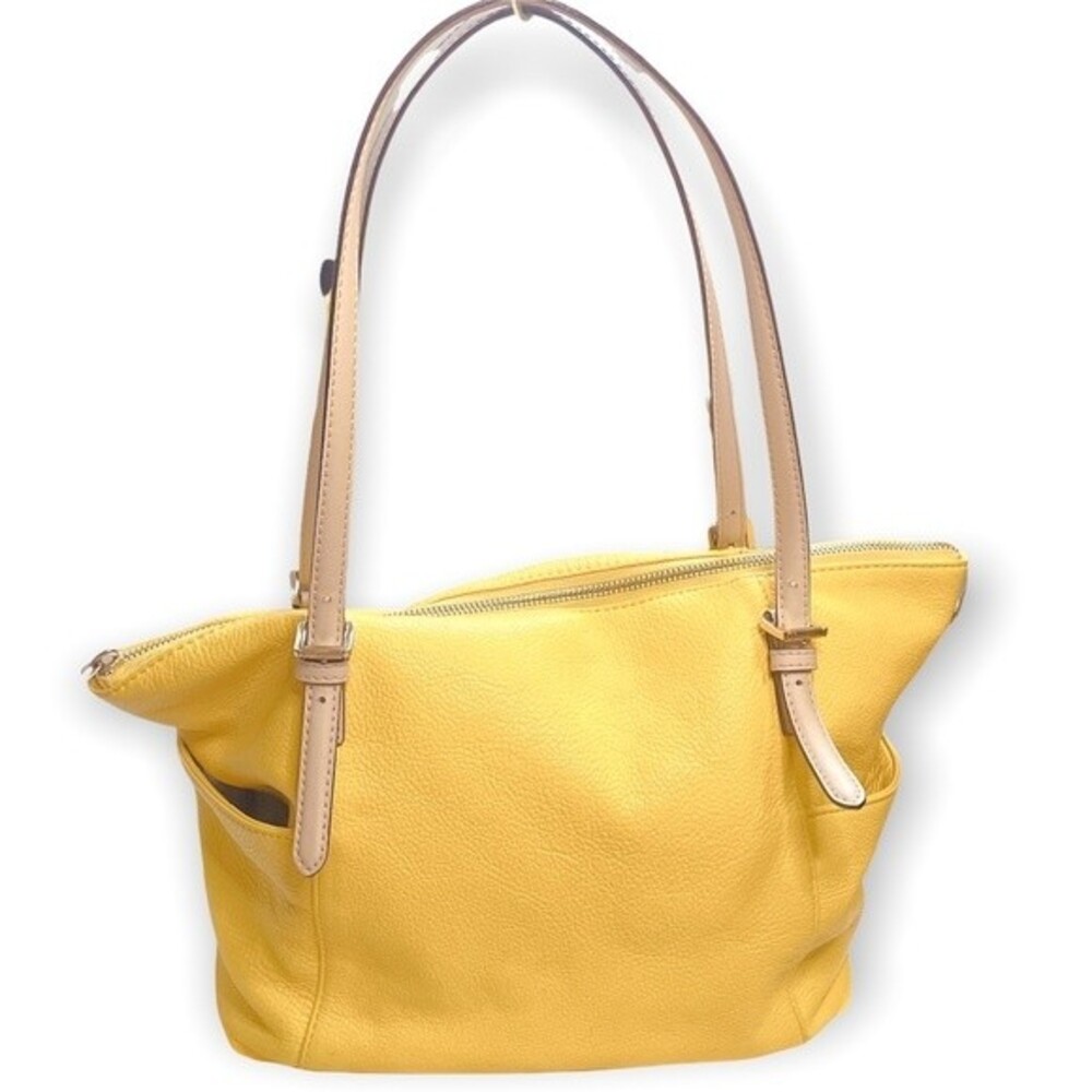 Michael Kors Bright Yellow Handbag Tote Purse